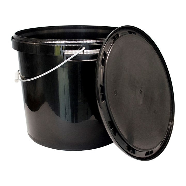 Black Bucket And Lid