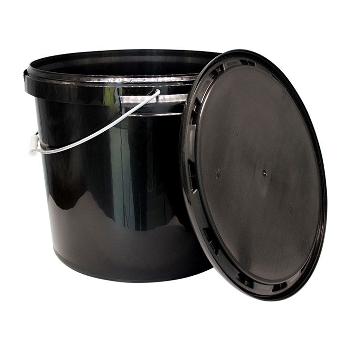 Black Bucket And Lid