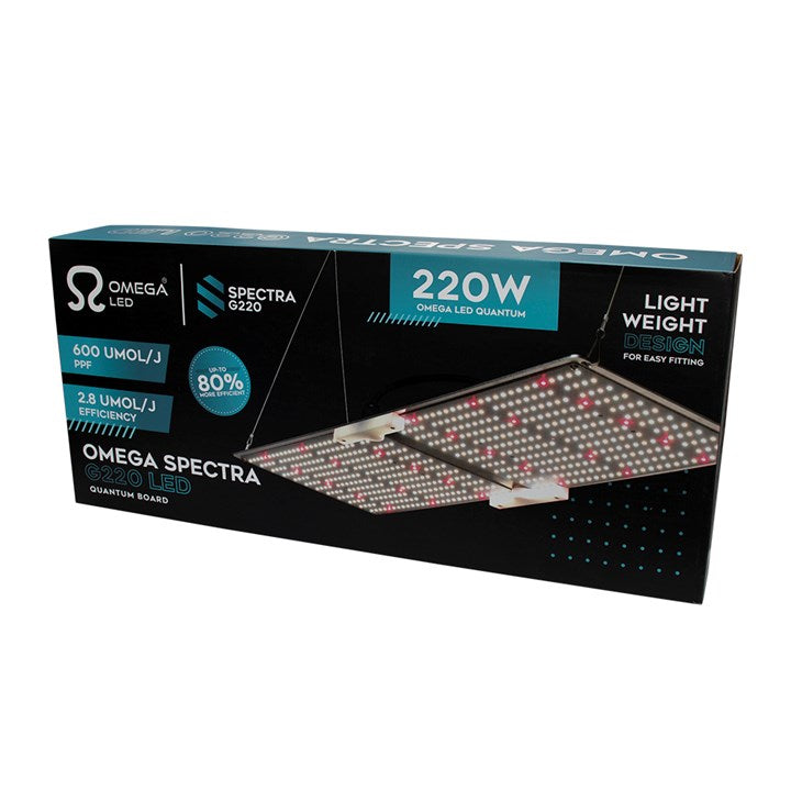 Omega Spectra G Line LED Grow Light G220 with Dimmer