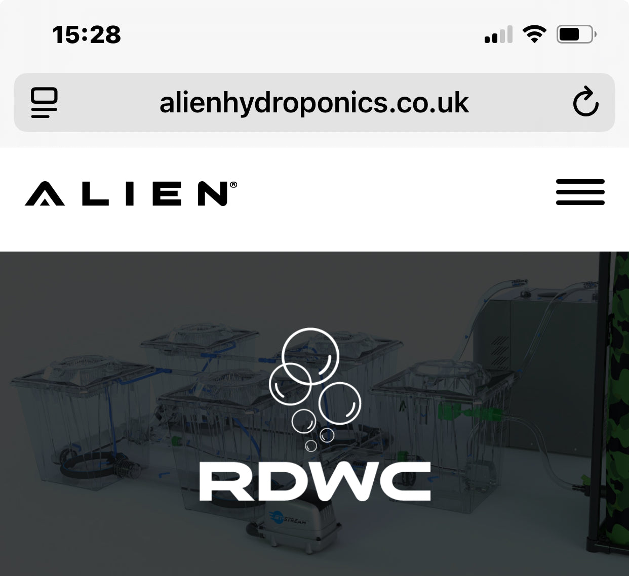 Alien RDWC Pro Silver Series 16 Pot 36L System + 250L Tank & Jetstream 2 Pump – Clearance