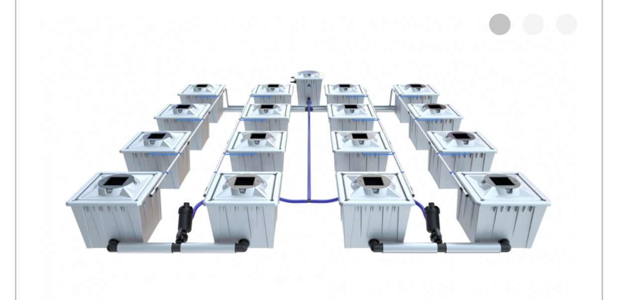 Alien RDWC Pro Silver Series 16 Pot 36L System + 250L Tank & Jetstream 2 Pump – Clearance