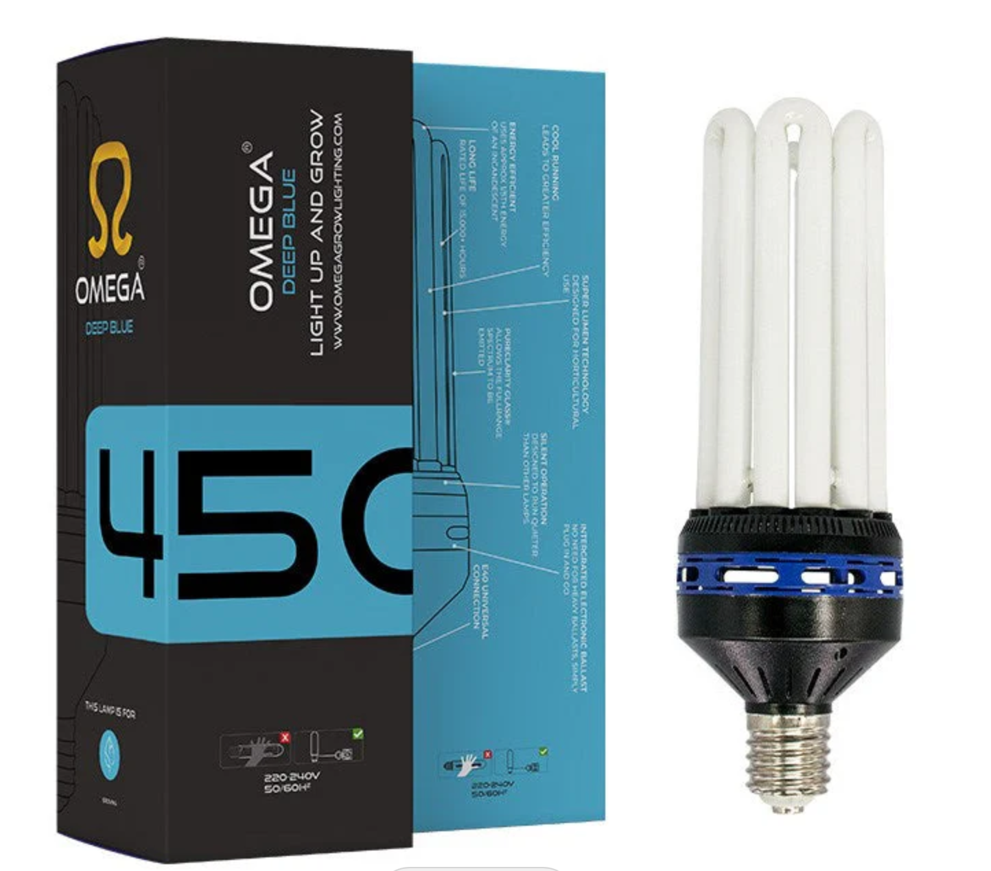 Omega Deep Blue CFL Grow Lamps