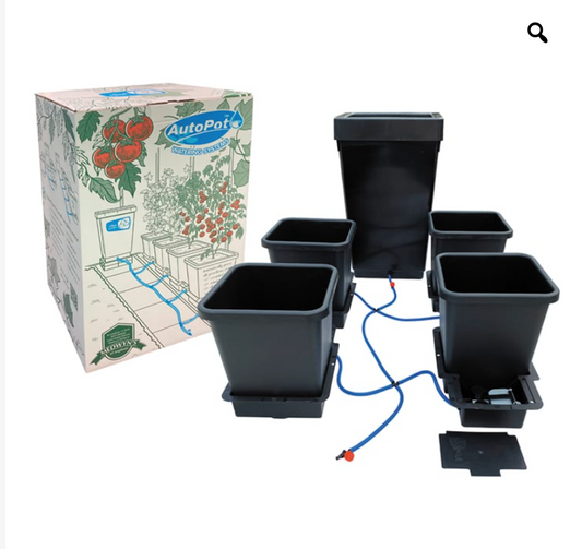 Autopot 4Pot System – 4 × 15L Pots with AQUAvalve5 (9 mm)